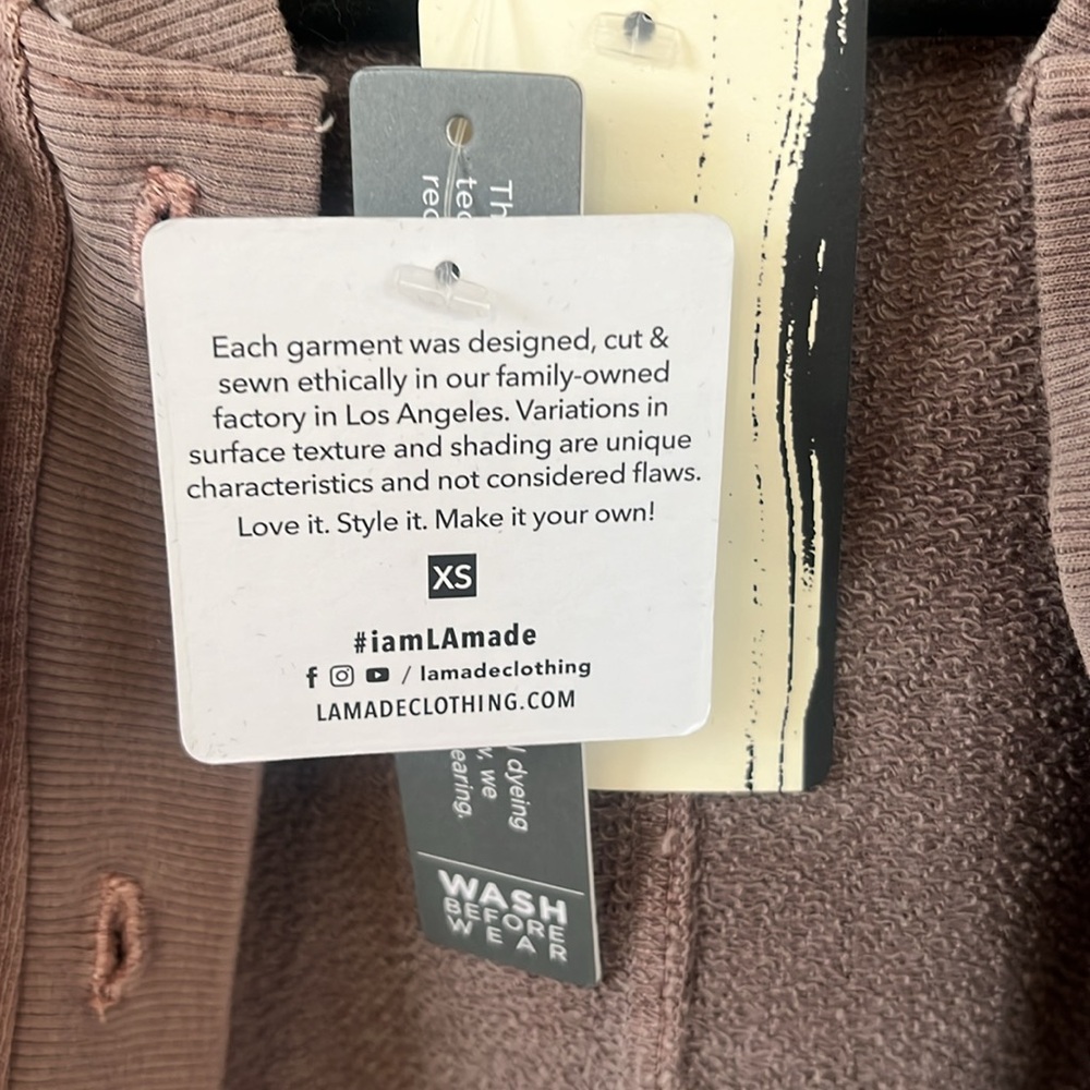 LA made Brown Long Sleeve Top - Picture 7 of 7
